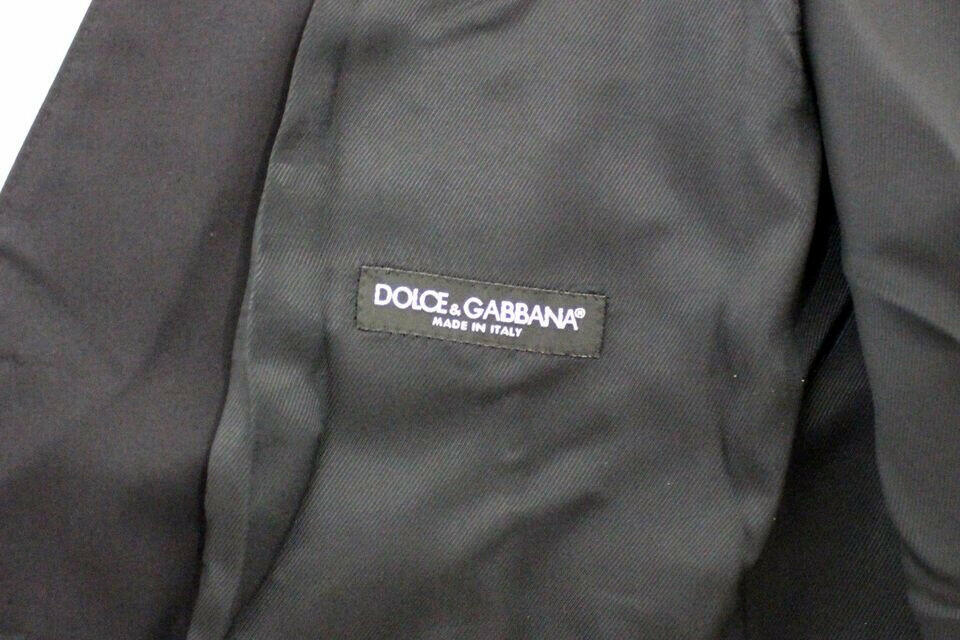 Dolce &amp; Gabbana – Blauer Blazer aus Baumwollstretch