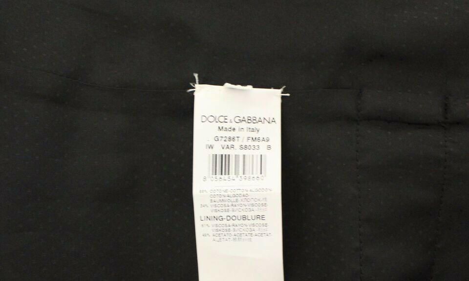 Dolce &amp; Gabbana – Weste aus brauner Baumwollmischung