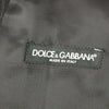 Dolce &amp; Gabbana – Einreihige Weste aus schwarz gestreifter Wolle