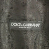 Dolce & Gabbana Black Striped Wool Logo Vest Gilet Weste