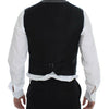 Dolce &amp; Gabbana Graue Weste aus Baumwollmischung mit Logo