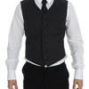 Dolce &amp; Gabbana Graue Weste aus Wollmischung