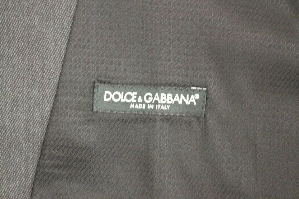 Dolce &amp; Gabbana Graue Weste aus Wolle für formelle Anlässe