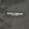 Dolce &amp; Gabbana Élégant gilet en laine à rayures grises