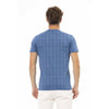 T-shirt homme en coton bleu tendance Baldinini