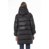 Baldinini Trend Black Nylon Jacket Coat