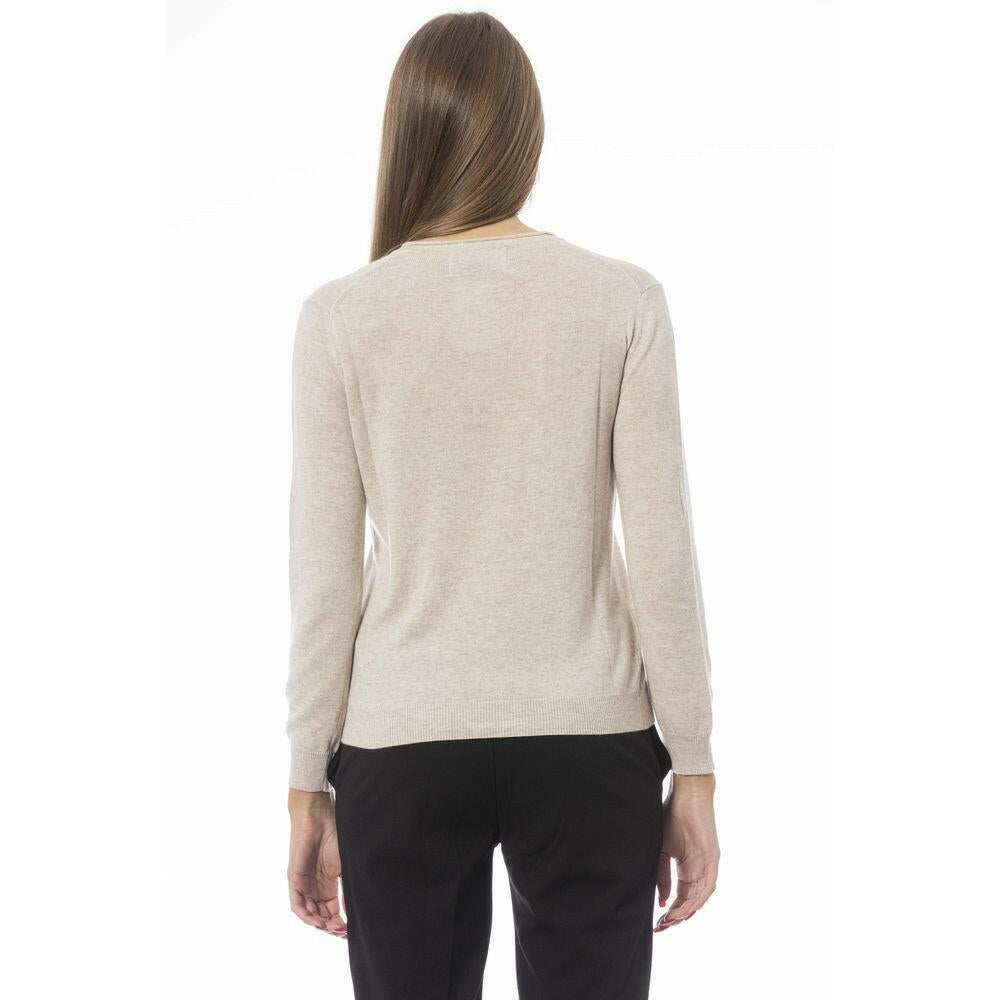Baldinini Trend Beige Polyamide Women Sweater