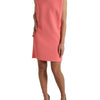 Dolce & Gabbana Pink Virgin Wool Sleeveless Mini Dress