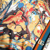 Dolce &amp; Gabbana Satinhose mit mehrfarbigem Marmor-Print