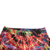 Dolce & Gabbana Multicolor Luminarie Print Men Bermuda Shorts