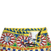 Dolce & Gabbana Multicolor Carretto Print Men Bermuda Shorts