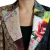 Dolce & Gabbana Multicolor Floral Patchwork Jacquard Jacket