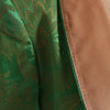 Dolce & Gabbana Green Floral Double Breasted Coat Jacket