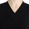 Costume National Black V-neck wool sweater