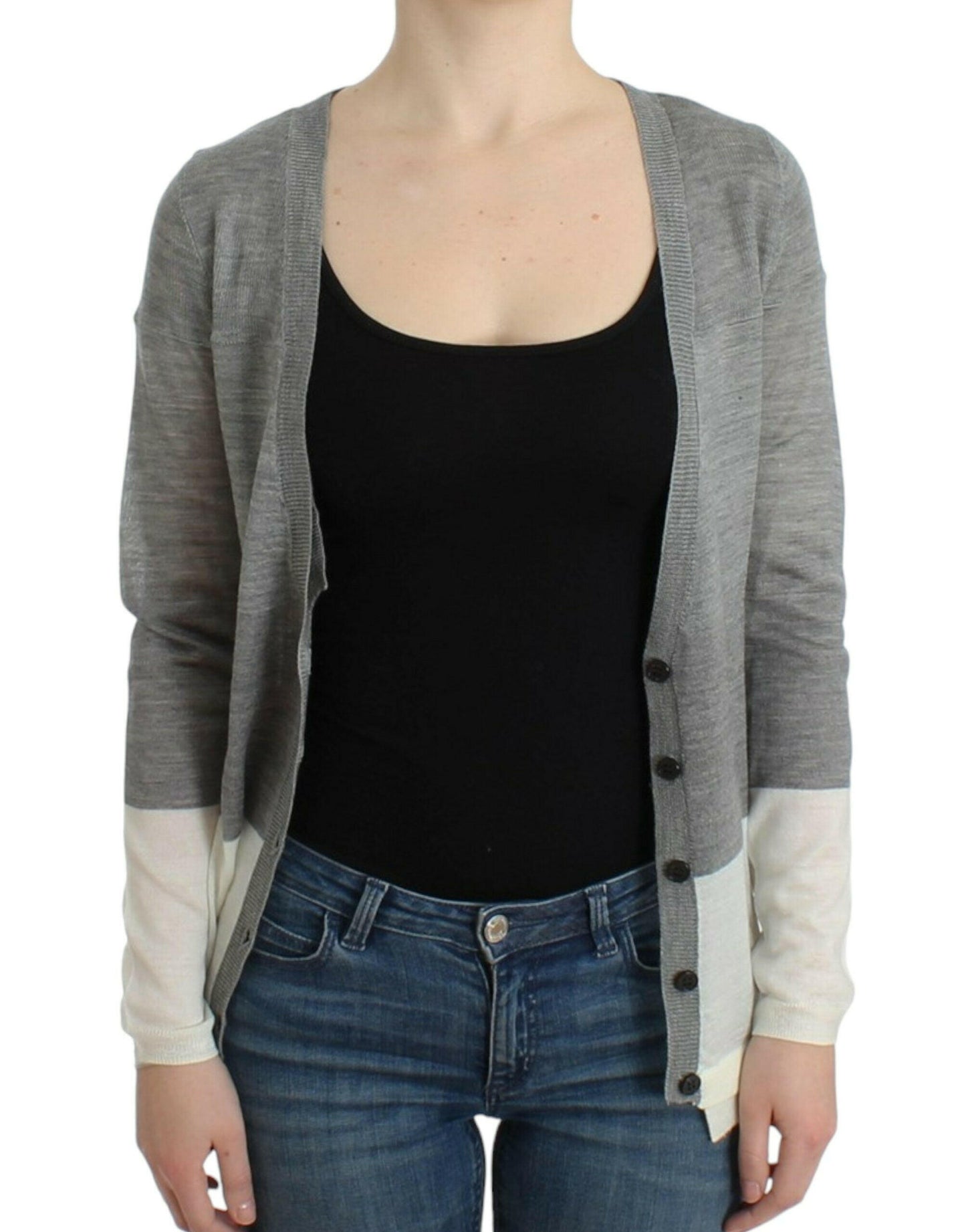 Costume National Gray lightweight cardigan