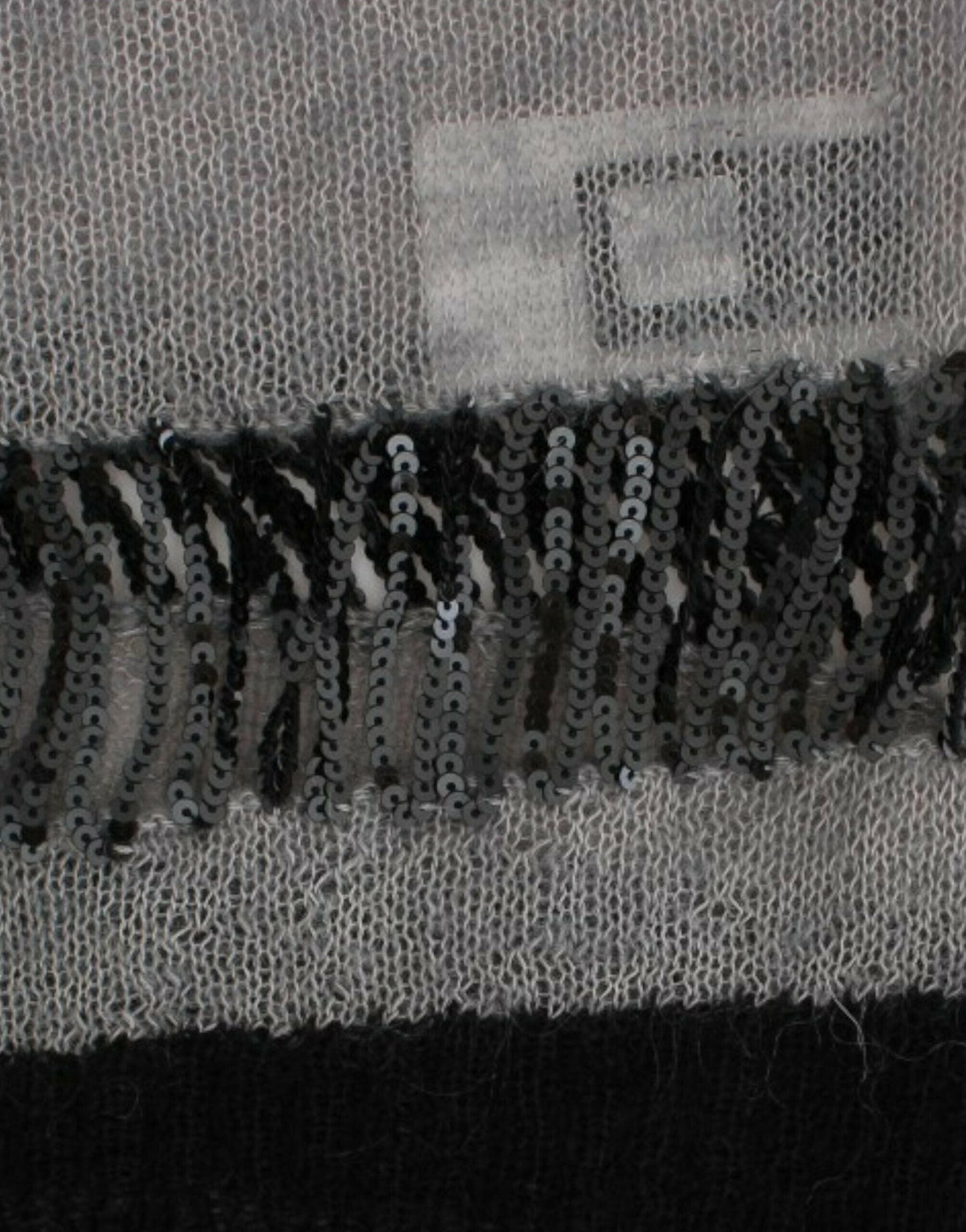 Pull en tricot asymétrique à ornements Costume National Chic