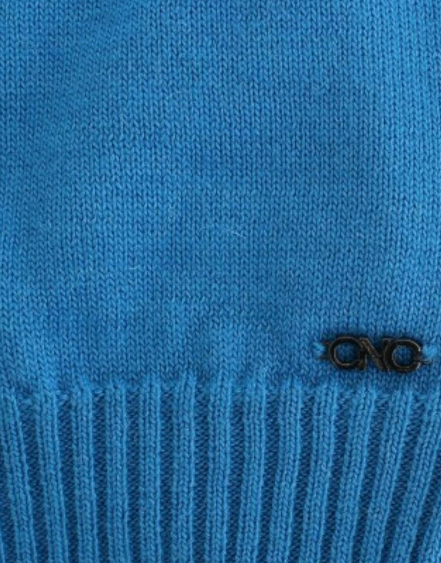 Costume National – Blauer Pullover mit Rundhalsausschnitt