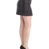 Costume National Gray wool mini skirt