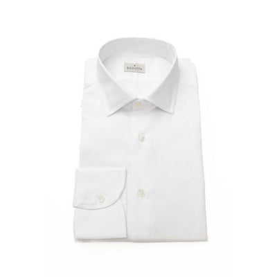 Bagutta White Cotton Men's Shirt