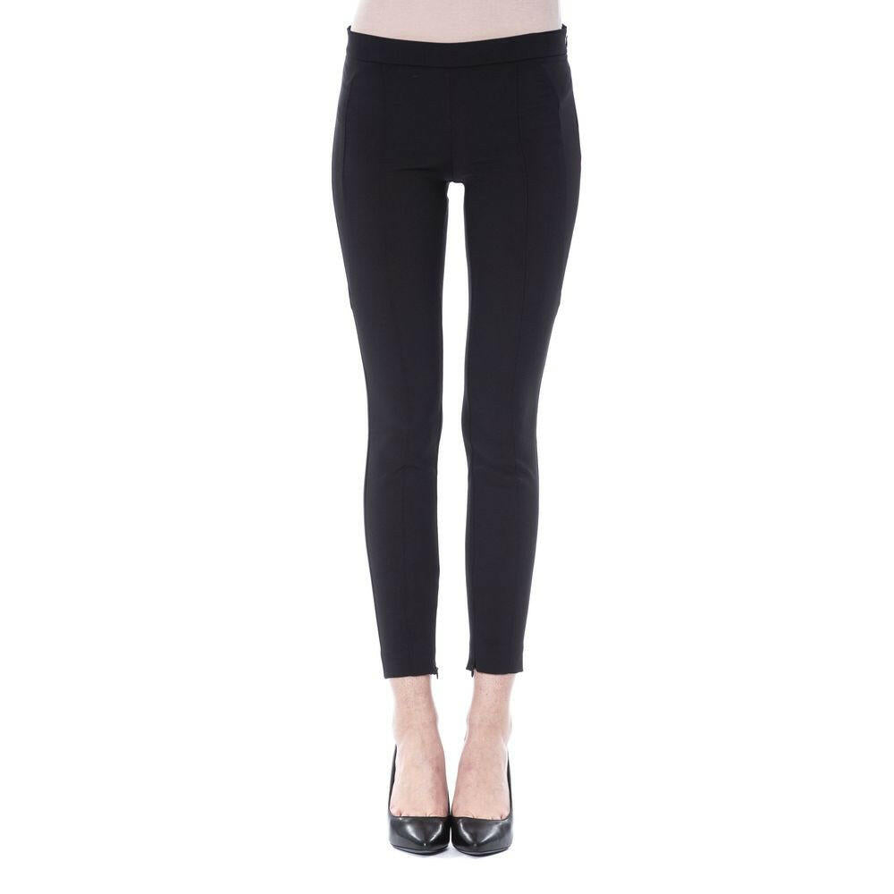 BYBLOS Black Polyester Women's Skinny Pant