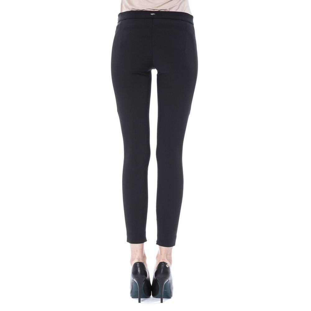 BYBLOS Black Polyester Women's Skinny Pant