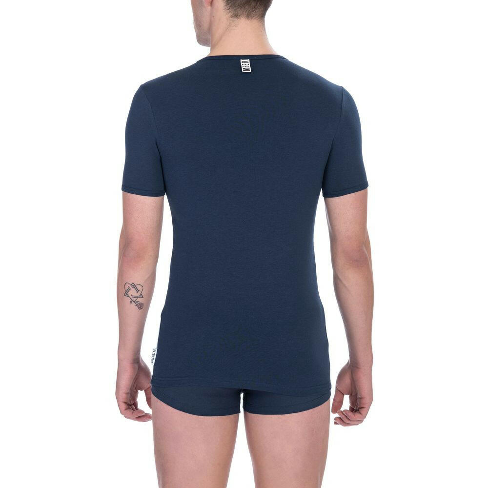 Bikkembergs Blue Cotton Men's T-Shirt