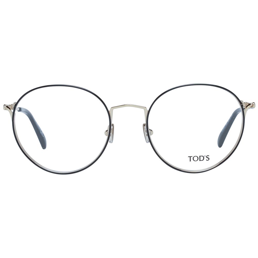 Tod's Brille aus schwarzem Metall (Gestell)