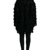 Dolce & Gabbana Black Sequined Embellished Pullover Sweater