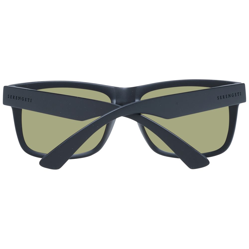 Schwarze Unisex-Sonnenbrille Serengeti