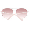 Guess Rose Gold Metal Sunglasses