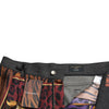 Dolce & Gabbana Multicolor Tiger Cotton Loose Denim Jeans