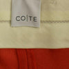 CO|TE Orange boyfriend stretch pants