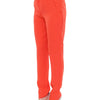 CO|TE Orange boyfriend stretch pants