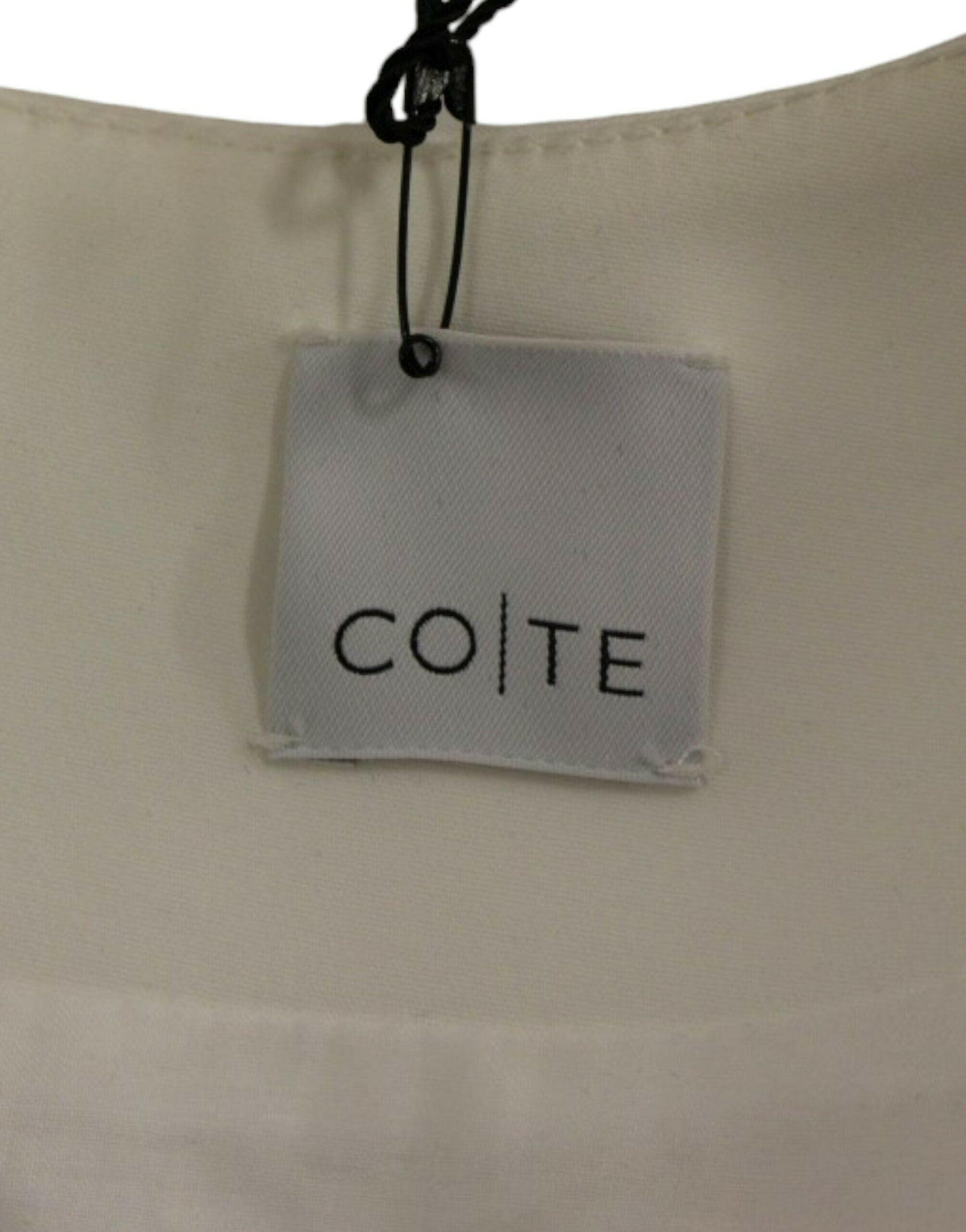 Robe robot droite blanche et rose chic CO|TE