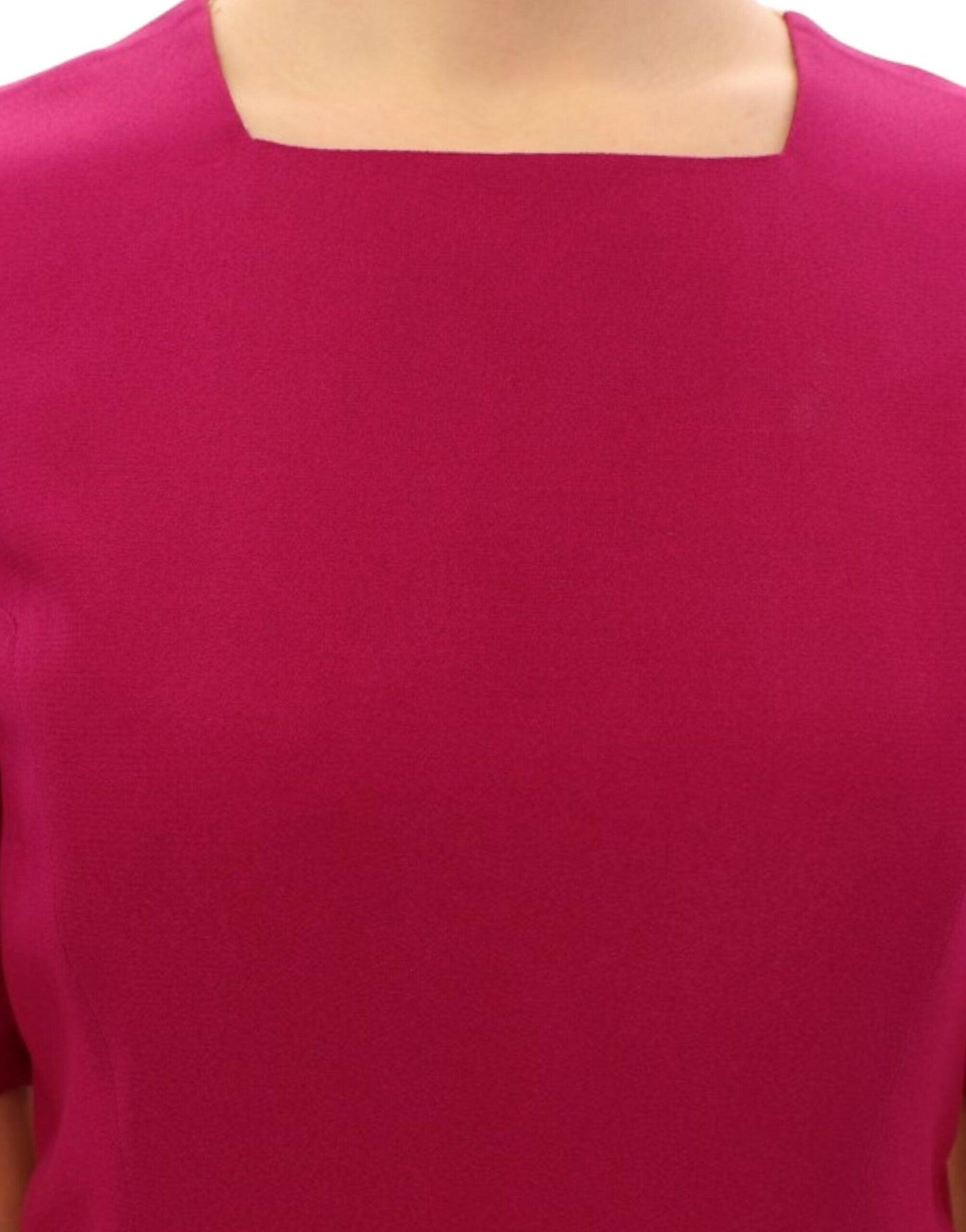 Robe robot droite blanche et rose chic CO|TE