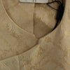 Zeyneptosun Beige brocade sleeveless jacket
