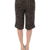 Dolce & Gabbana Multicolor wool shorts pants