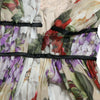 Dolce & Gabbana Beige Floral Sleeveless A-line Mini Dress