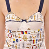 Dolce & Gabbana White sailor motive tank top