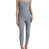 Dolce & Gabbana Gray Nylon Strapless Bodycon Jumpsuit Dress