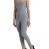 Dolce & Gabbana Gray Nylon Strapless Bodycon Jumpsuit Dress