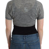 Ermanno Scervino Lingerie Strickgrauer Bolero-Pullover-Cardigan