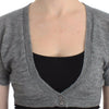 Ermanno Scervino Lingerie Strickgrauer Bolero-Pullover-Cardigan