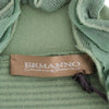 Ermanno Scervino Green Wool Blend Striped Long Sleeve Sweater