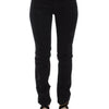 Ermanno Scervino Schwarze Slim Jeans Denim Hose Skinny Stretch