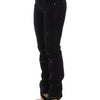 Ermanno Scervino Schwarze Slim Jeans Denim Hose Skinny Stretch