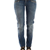 Ermanno Scervino Blue Slim Jeans Denim Pants Straight Stretch
