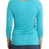 Ermanno Scervino Lingerie Blue Top Blouse Jumper Modal Solid
