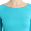 Ermanno Scervino Lingerie Blue Top Blouse Jumper Modal Solid