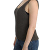 Ermanno Scervino Gray Knit Top Knitted Sweater Merino Wool